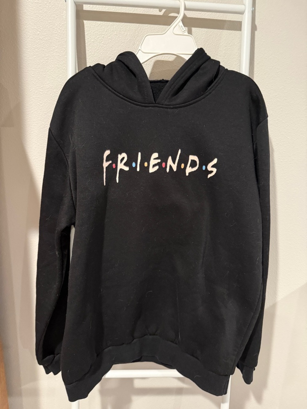 Friends Logo Black Hoodie